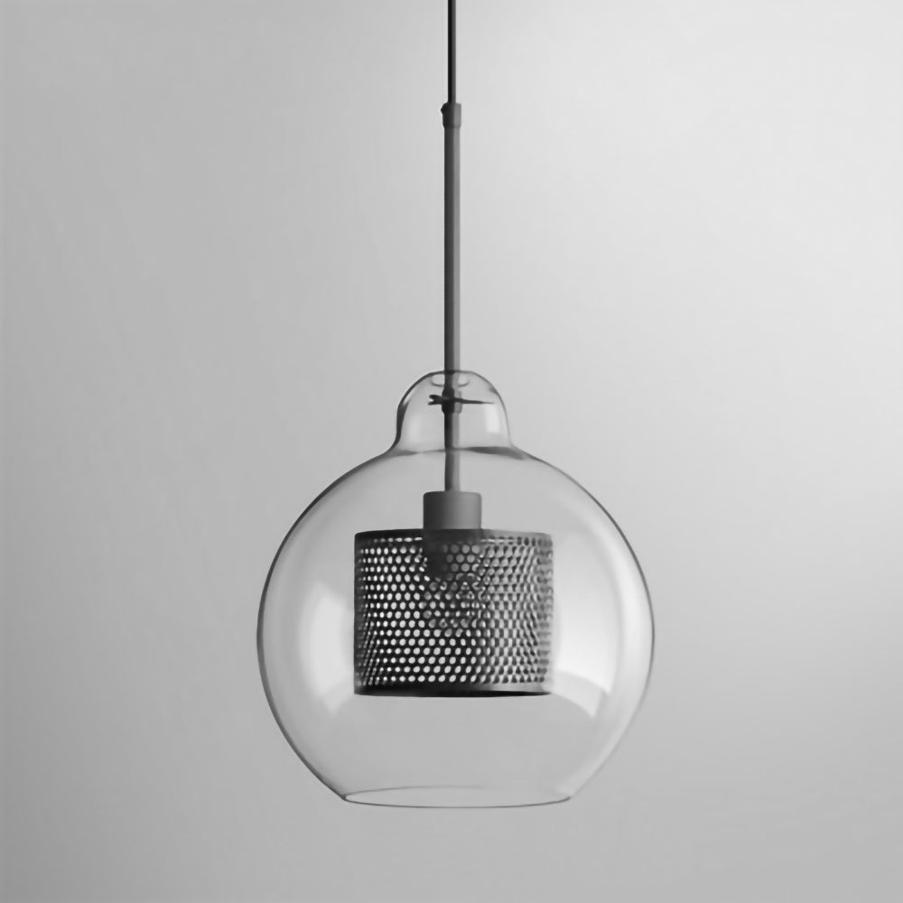 Lustra Suspension en Verre Chiswick pour Salon