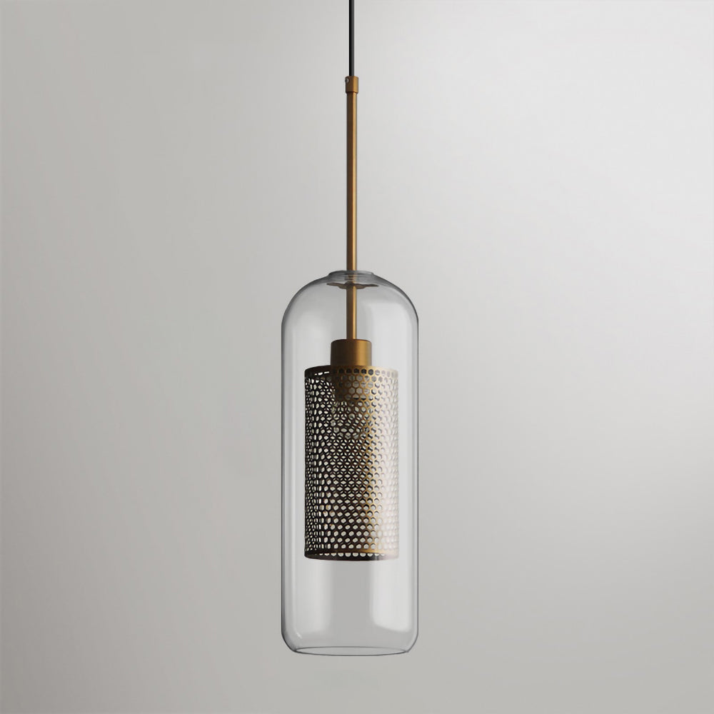 Lustra Suspension en Verre Chiswick pour Salon