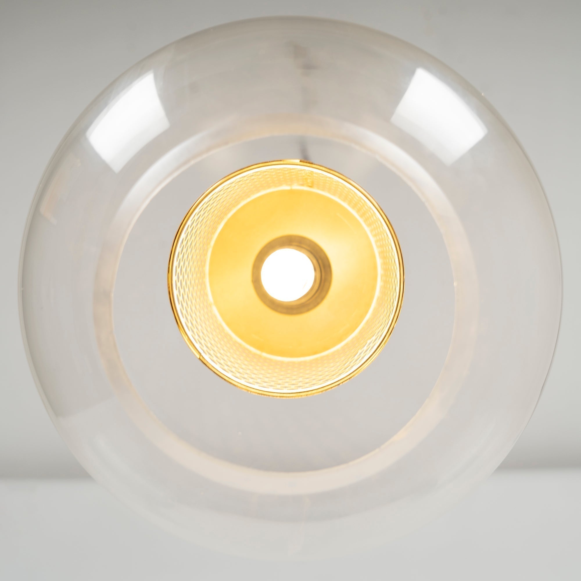 Lustra Suspension en Verre Chiswick pour Salon