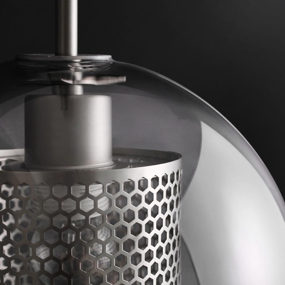 Lustra Suspension en Verre Chiswick pour Salon