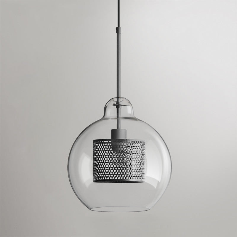Lustra Suspension en Verre Chiswick pour Salon