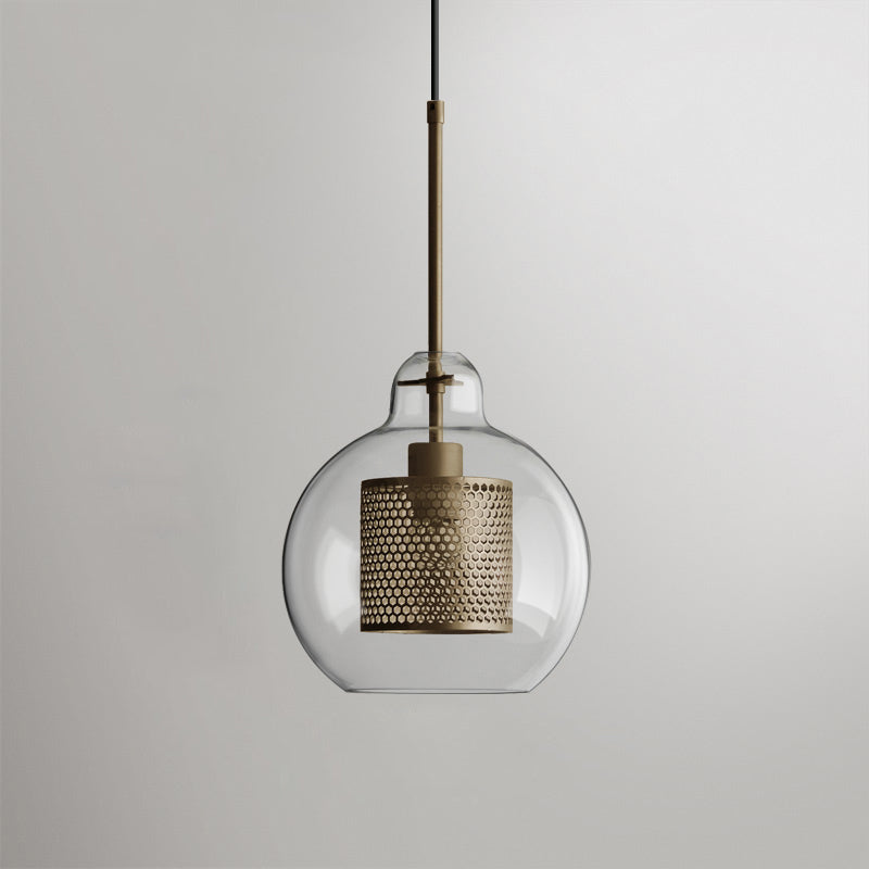 Lustra Suspension en Verre Chiswick pour Salon