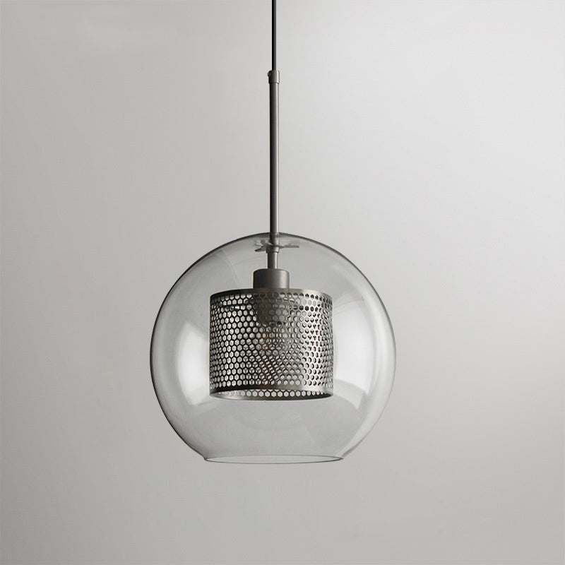 Lustra Suspension en Verre Chiswick pour Salon