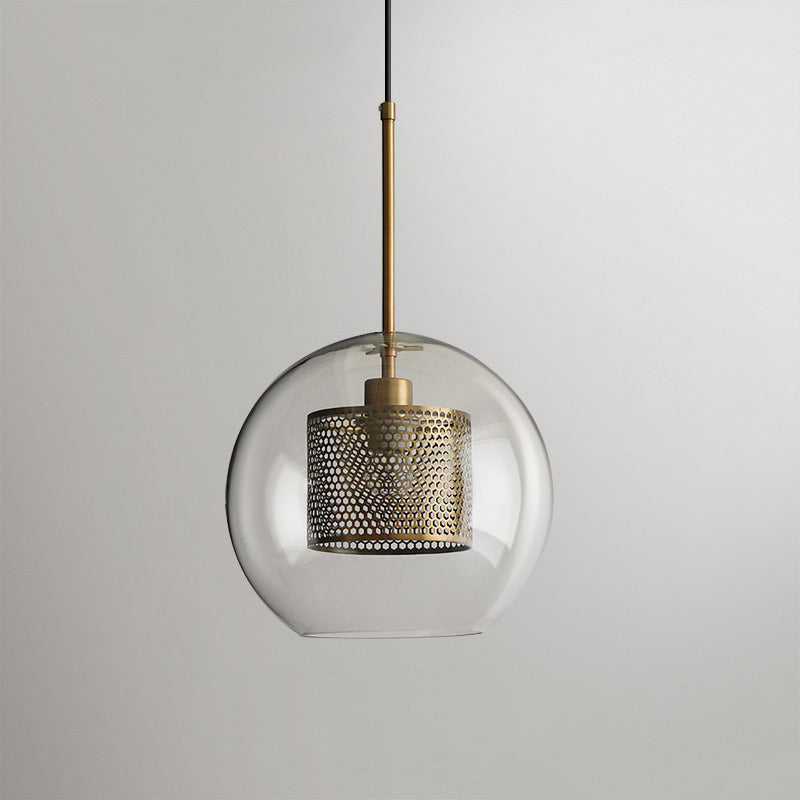 Lustra Suspension en Verre Chiswick pour Salon