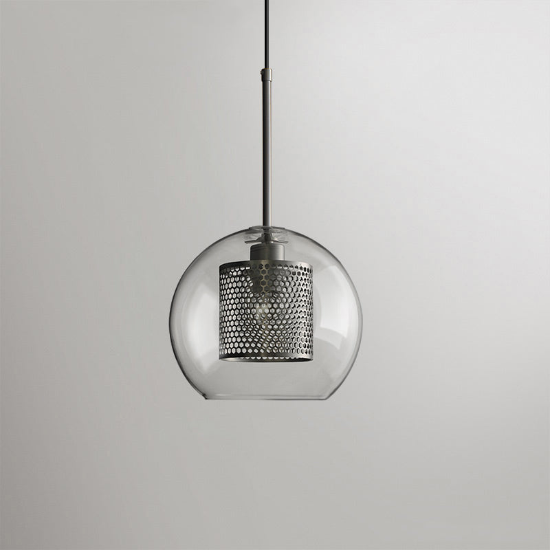 Lustra Suspension en Verre Chiswick pour Salon