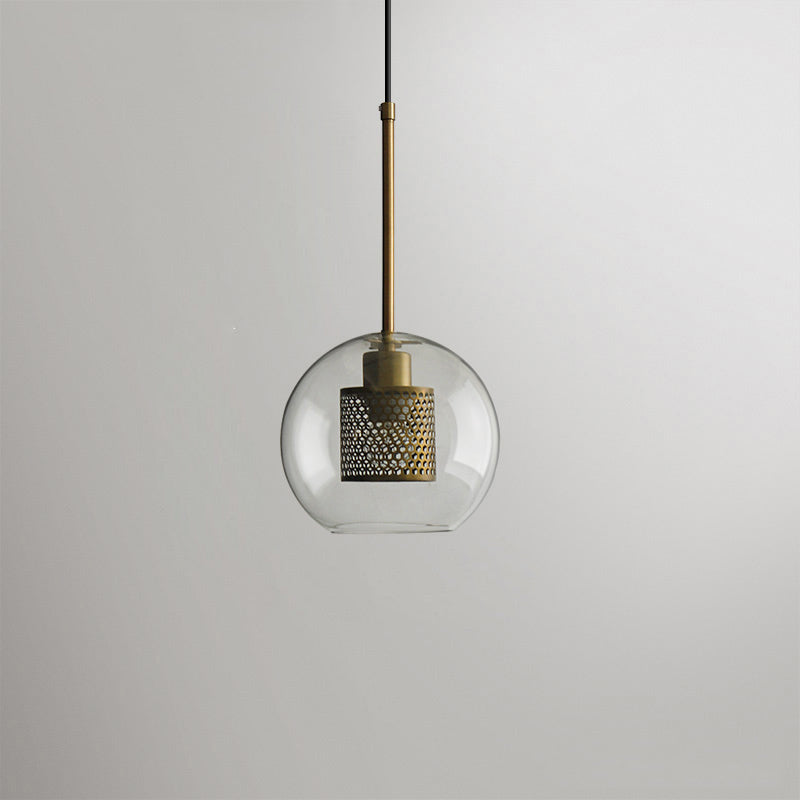 Lustra Suspension en Verre Chiswick pour Salon
