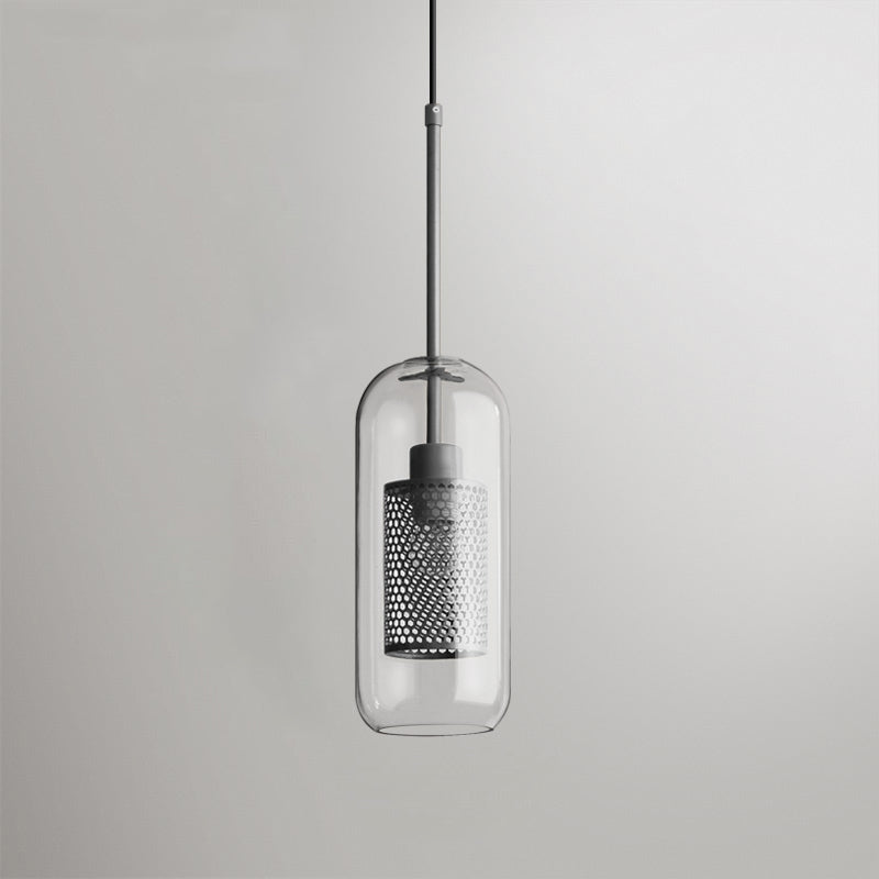 Lustra Suspension en Verre Chiswick pour Salon
