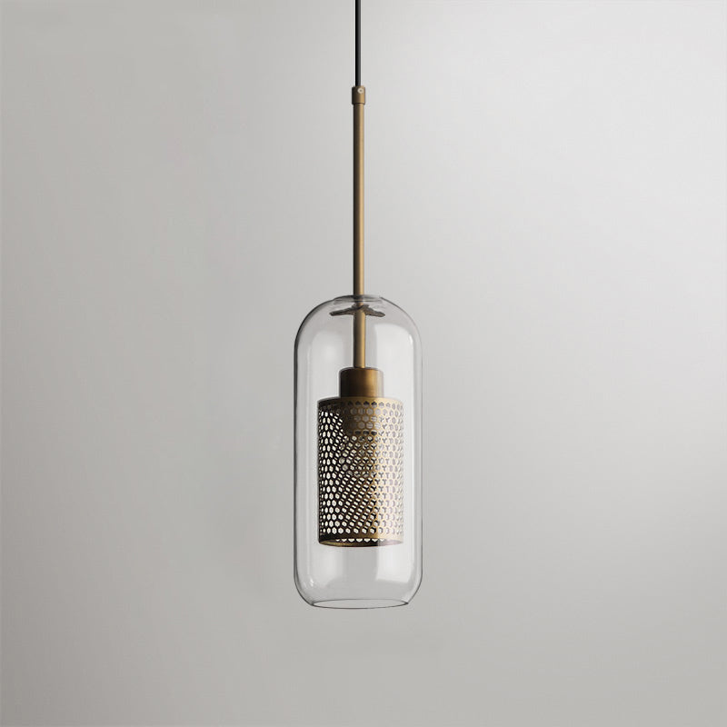 Lustra Suspension en Verre Chiswick pour Salon