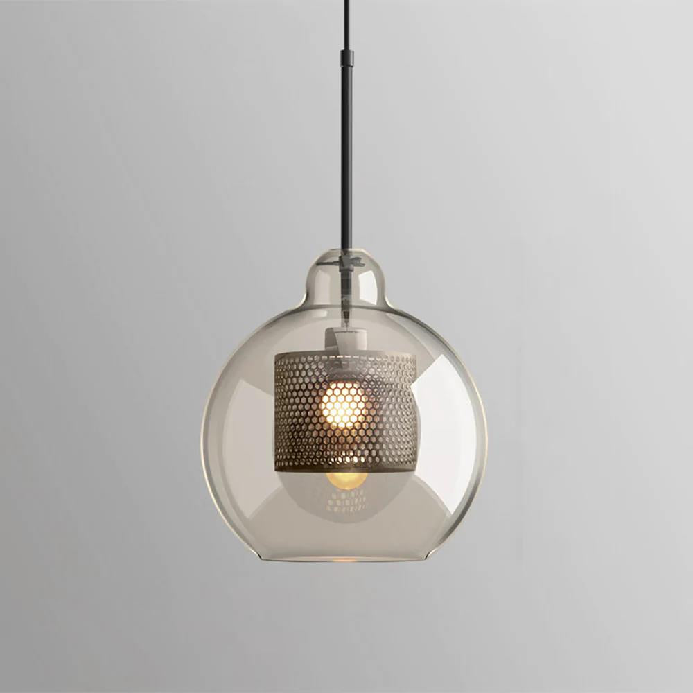 Lustra Suspension en Verre Chiswick pour Salon