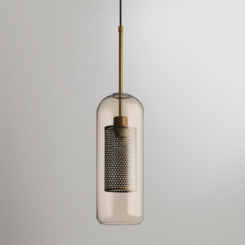 Lustra Suspension en Verre Chiswick pour Salon