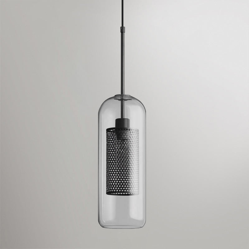Lustra Suspension en Verre Chiswick pour Salon
