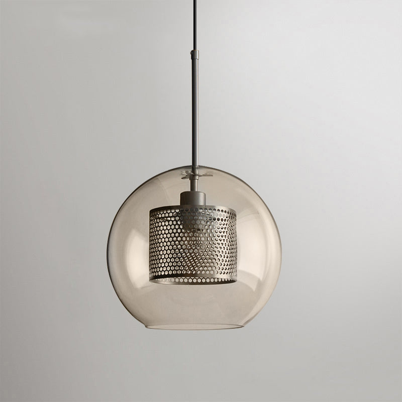 Lustra Suspension en Verre Chiswick pour Salon