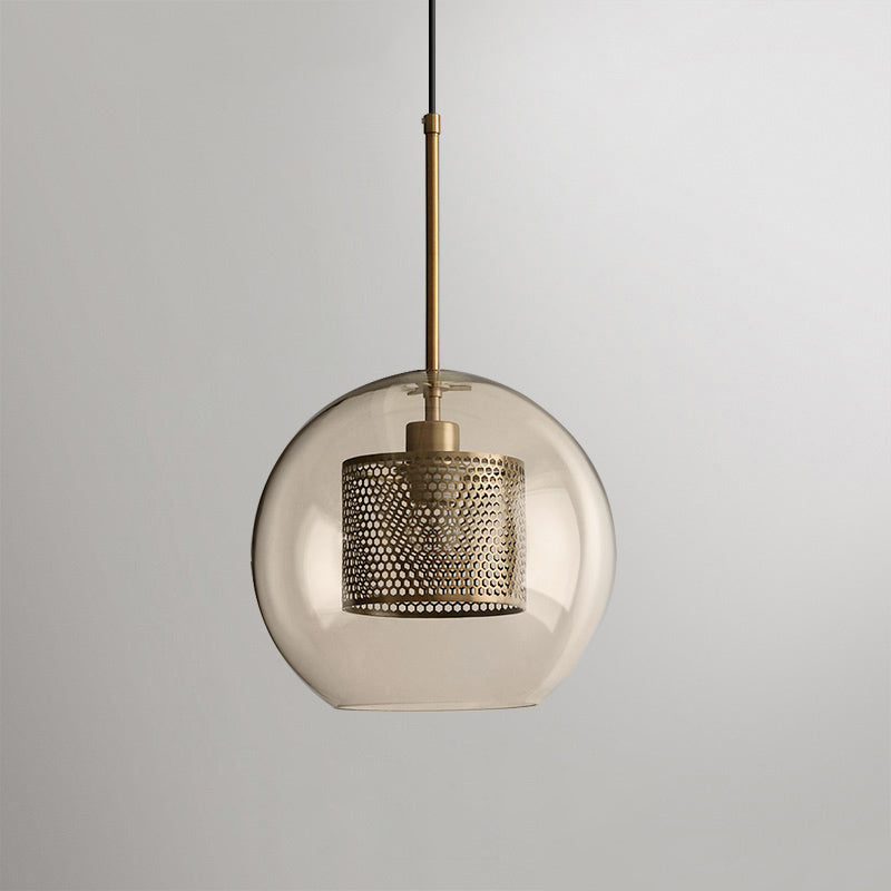 Lustra Suspension en Verre Chiswick pour Salon
