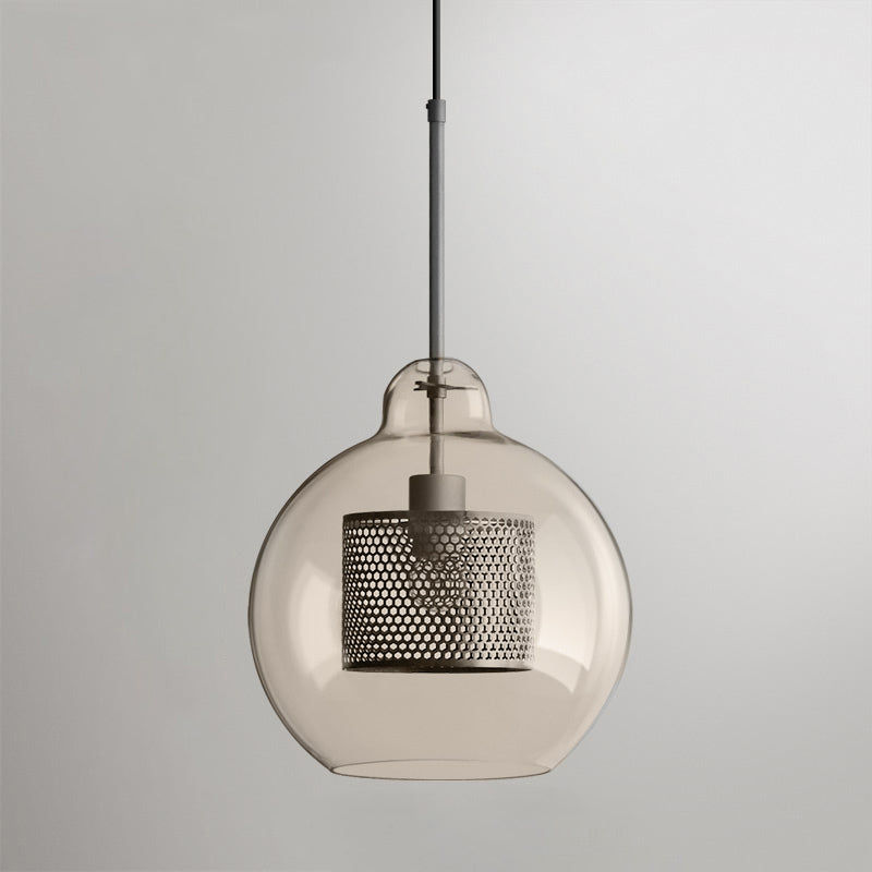 Lustra Suspension en Verre Chiswick pour Salon