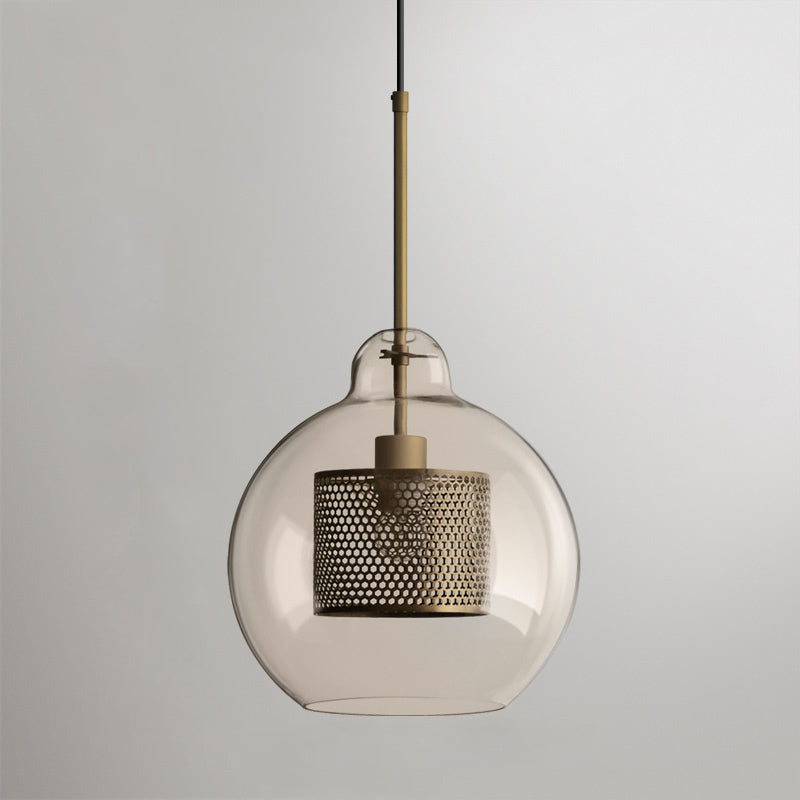 Lustra Suspension en Verre Chiswick pour Salon