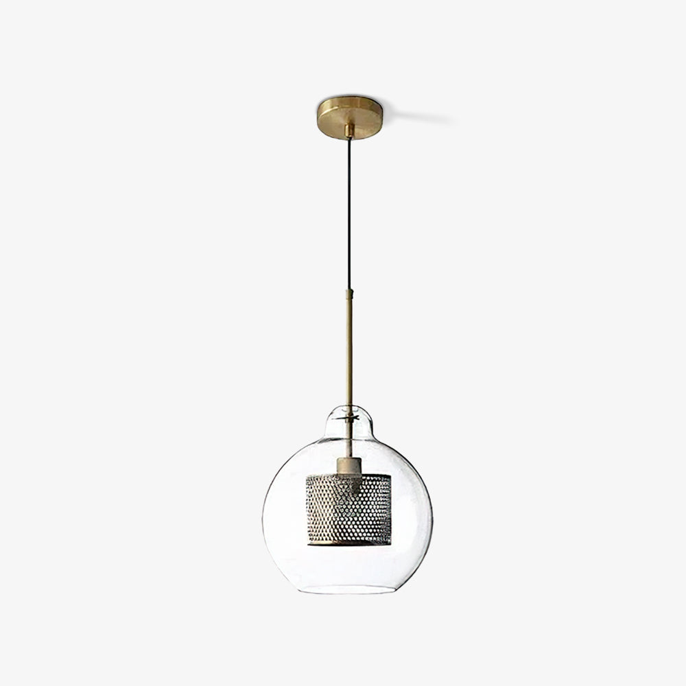 Lustra Suspension en Verre Chiswick pour Salon