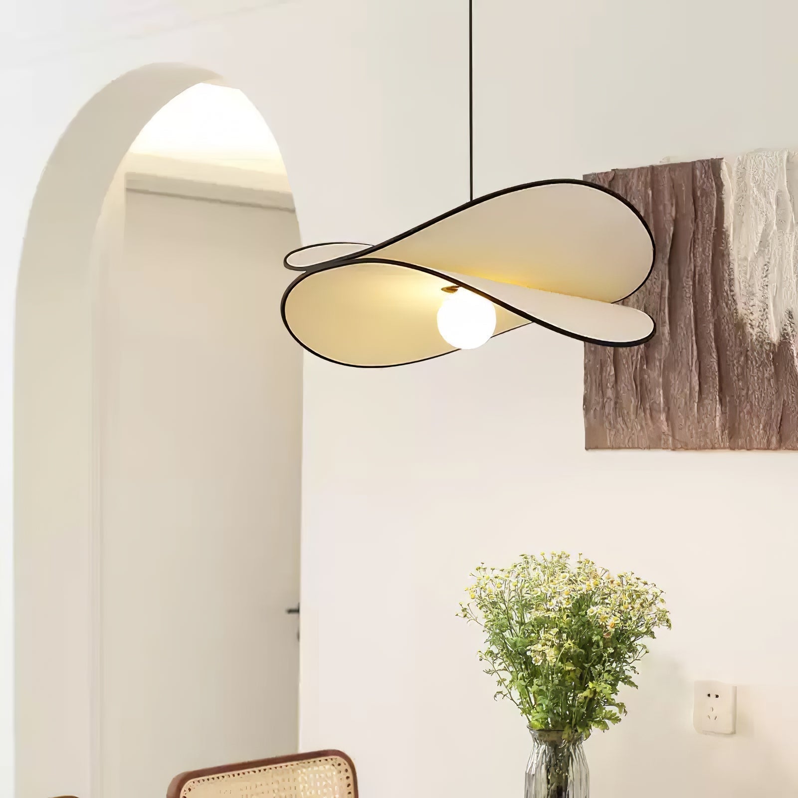Lioran Suspension Artistique en Tissu