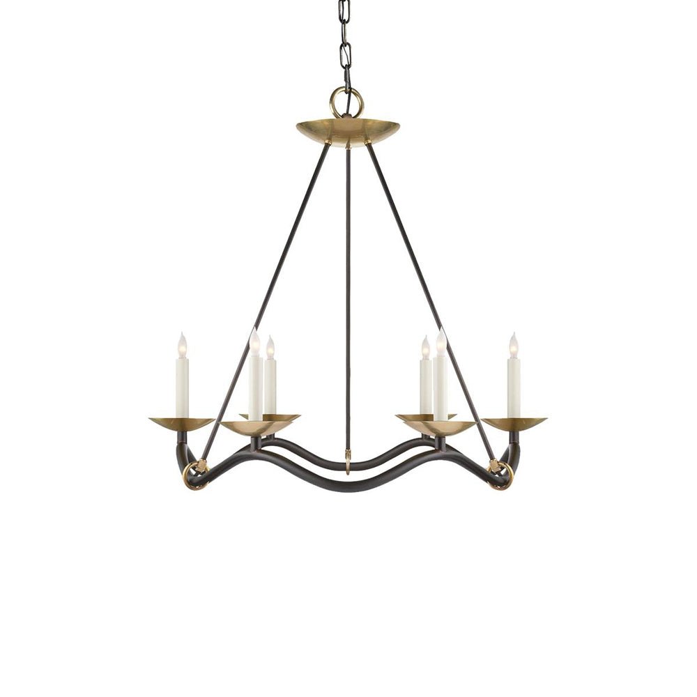 Allirora Lustre Vintage en Laiton Élégant