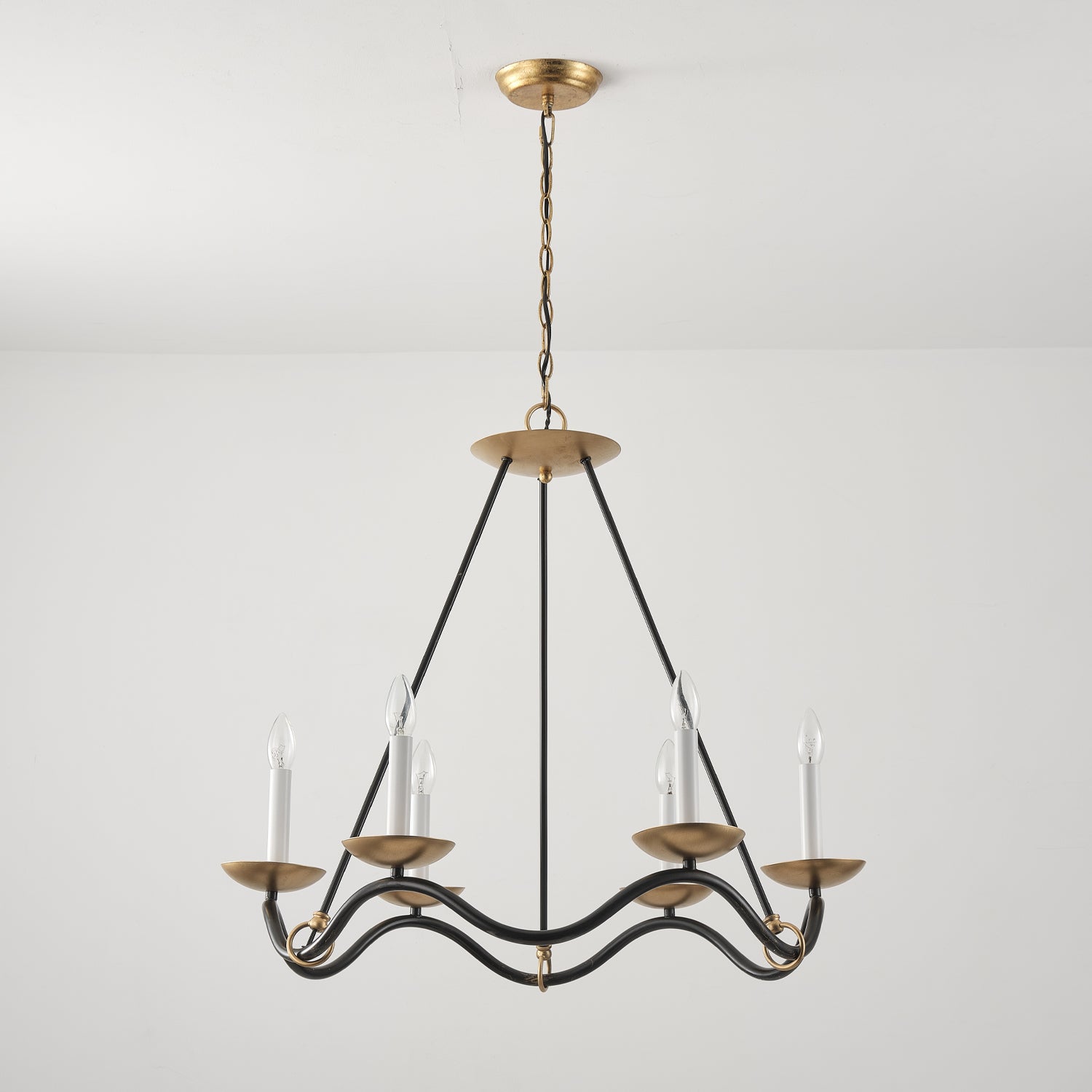 Allirora Lustre Vintage en Laiton Élégant