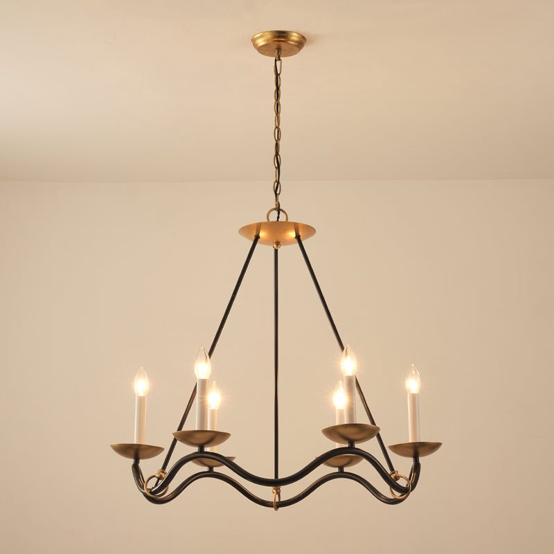Allirora Lustre Vintage en Laiton Élégant