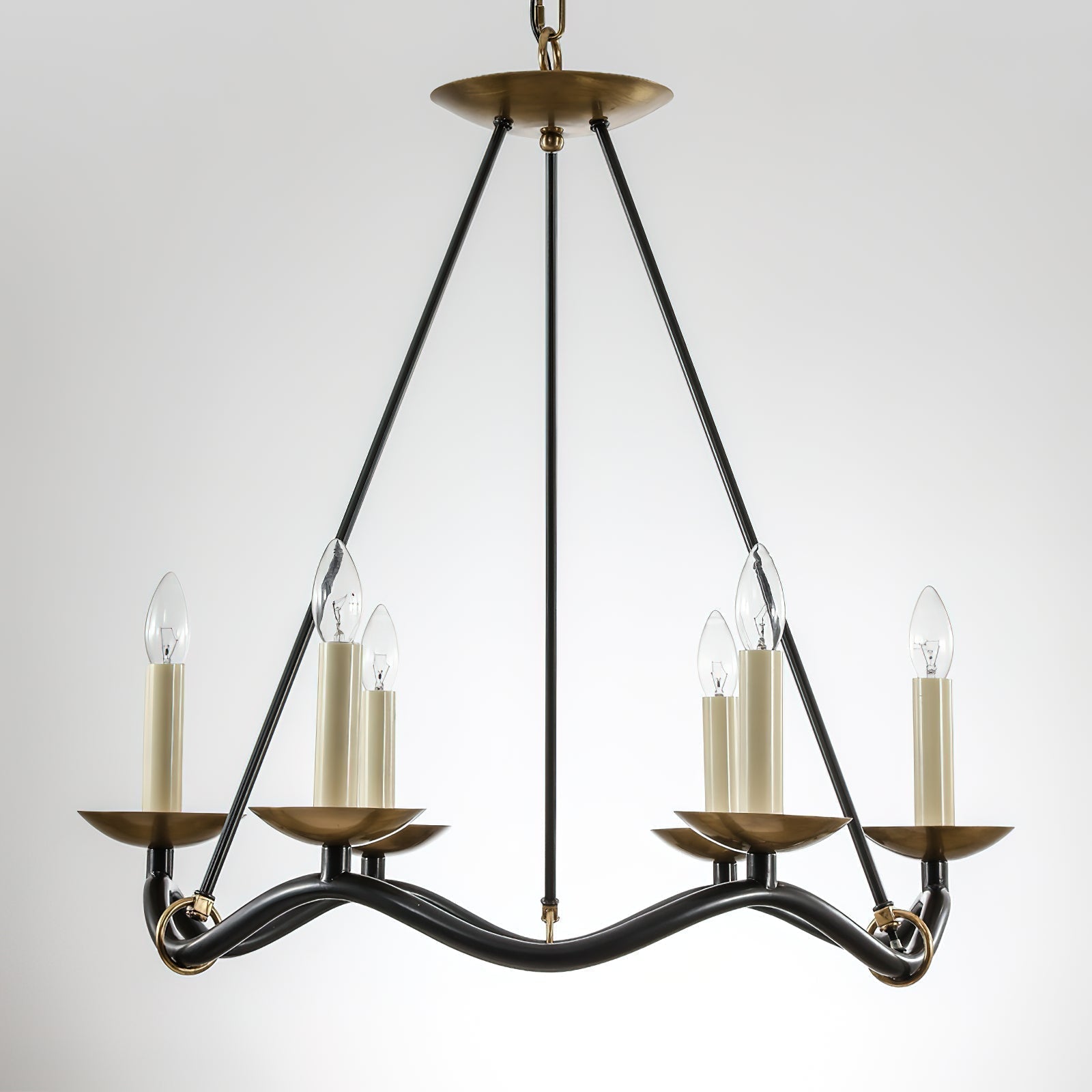Allirora Lustre Vintage en Laiton Élégant