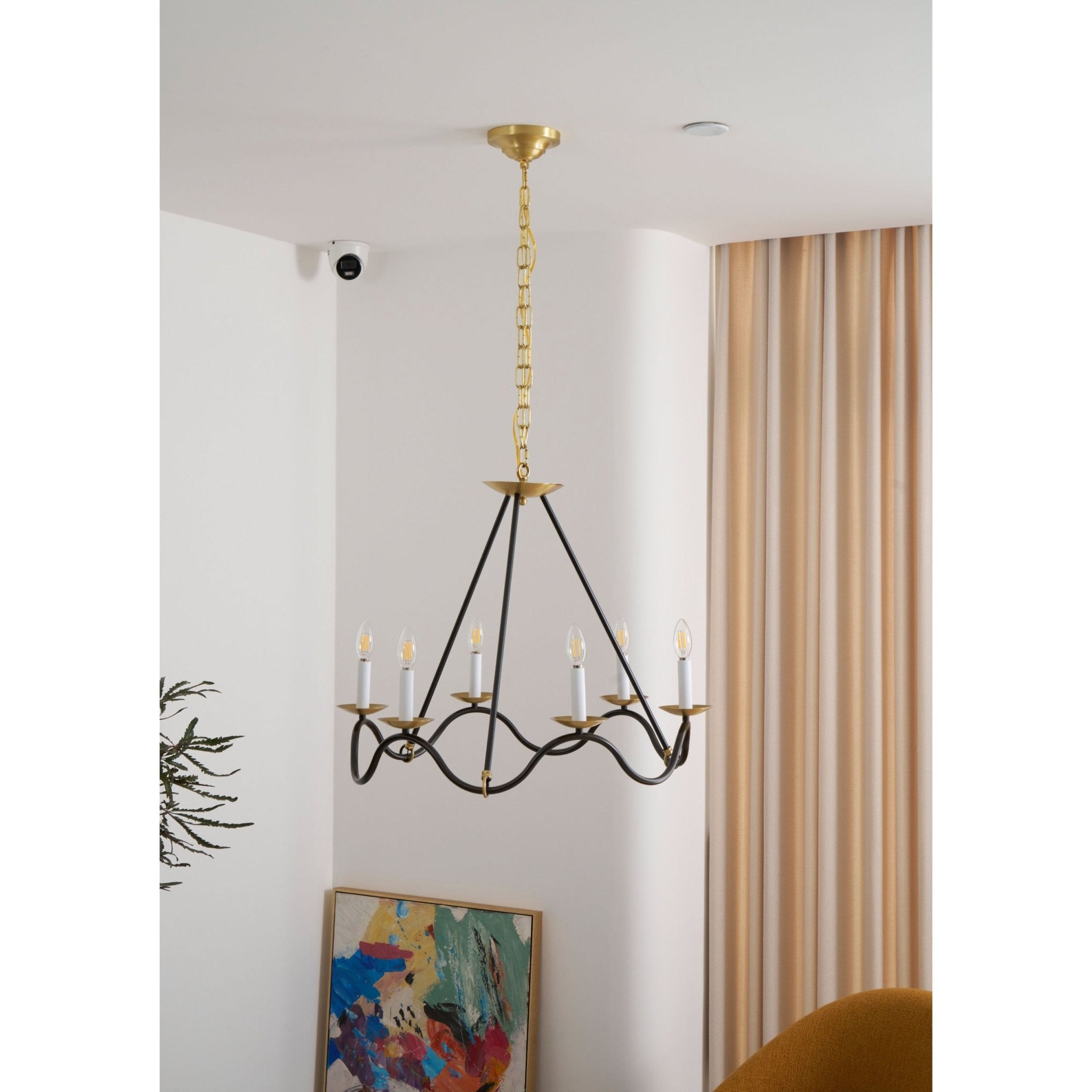 Allirora Lustre Vintage en Laiton Élégant