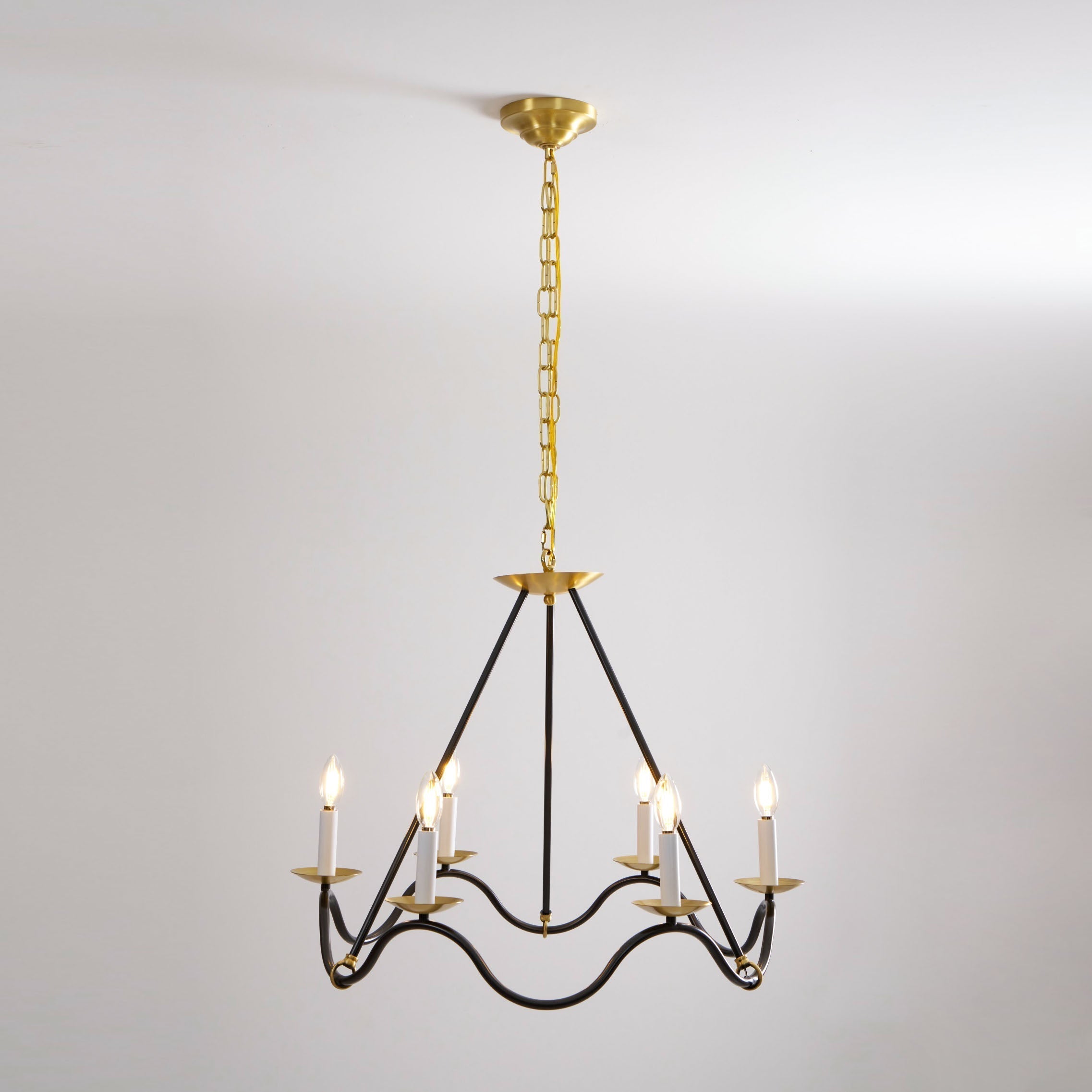 Allirora Lustre Vintage en Laiton Élégant