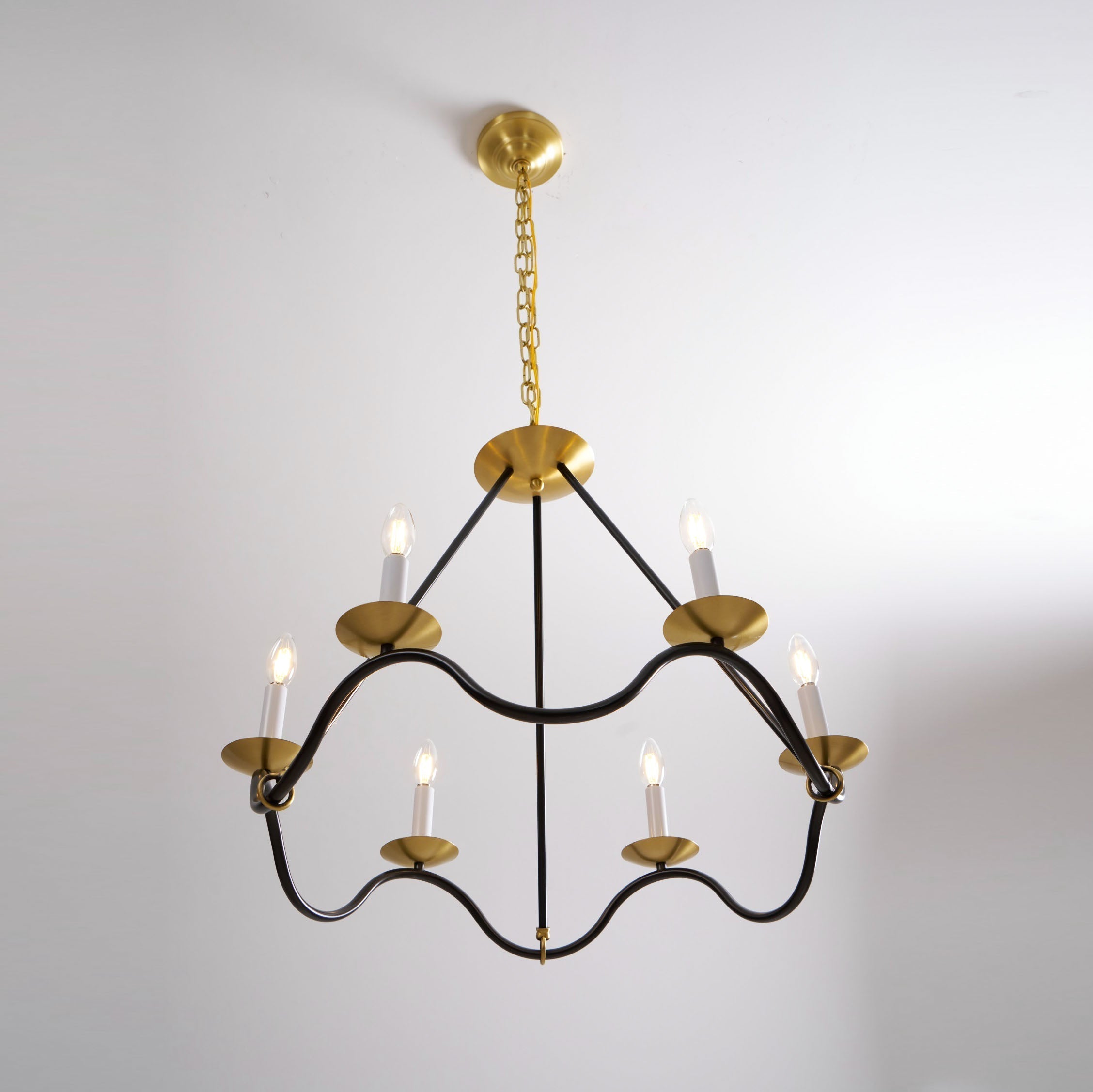 Allirora Lustre Vintage en Laiton Élégant