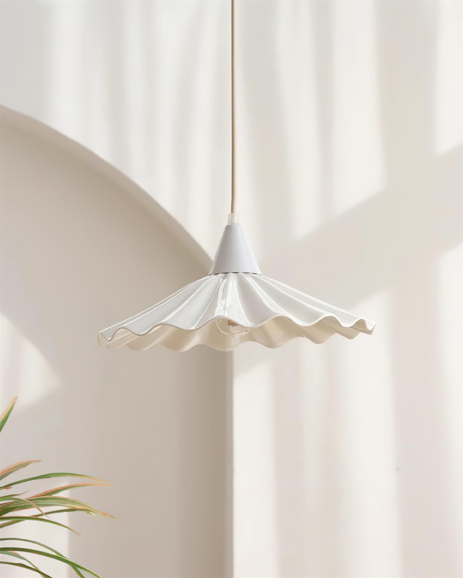 Rivora Suspension Céramique Blanche
