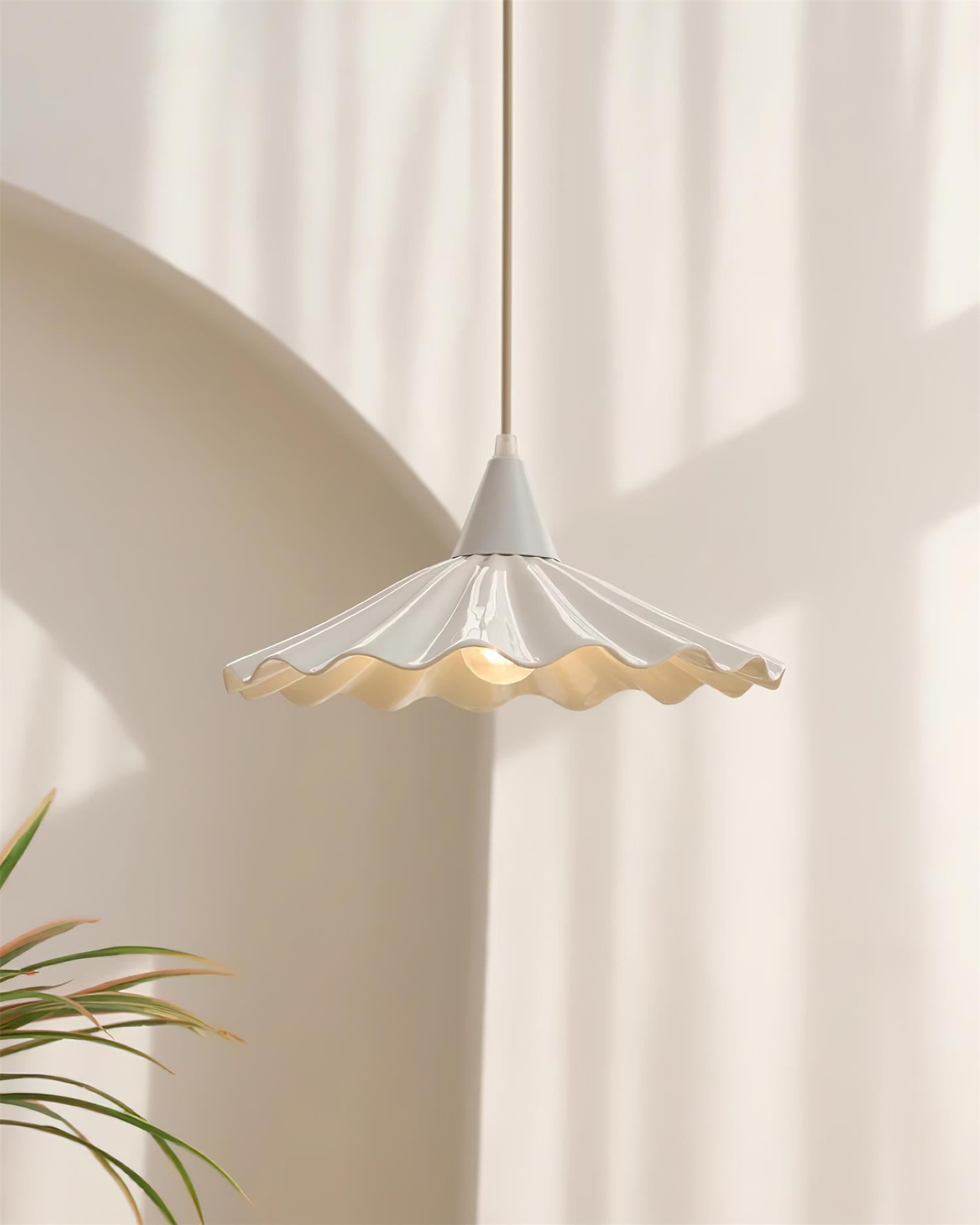 Rivora Suspension Céramique Blanche