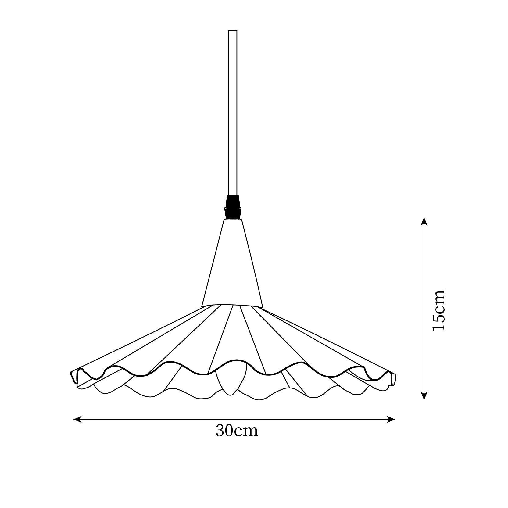 Rivora Suspension Céramique Blanche