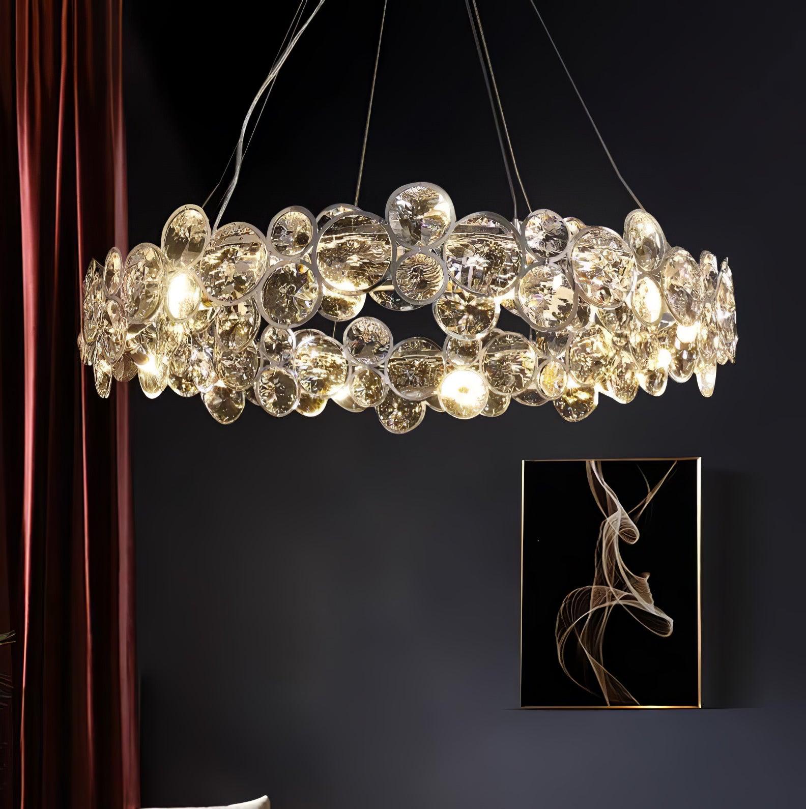 Cuthaiel Lustre Rond Postmoderne Luxe