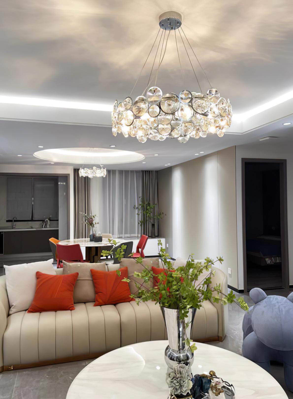 Cuthaiel Lustre Rond Postmoderne Luxe