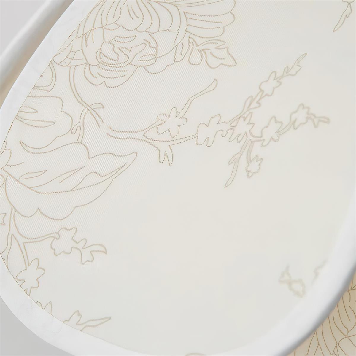 Florayne Applique Murale Florale Vintage en Verre