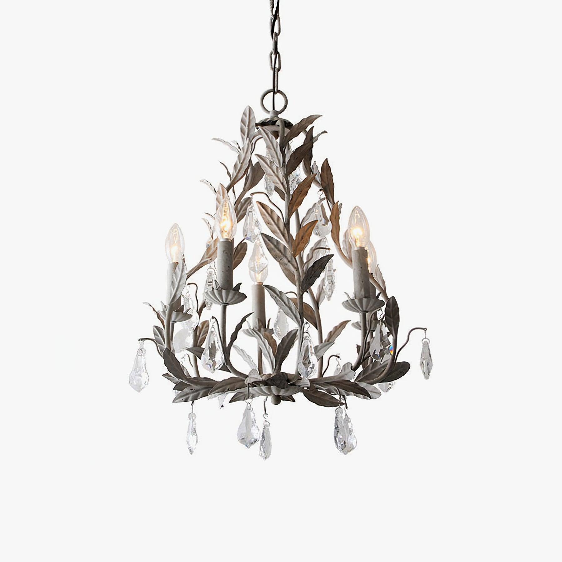 Sylvia Lustre en Verre Vintage