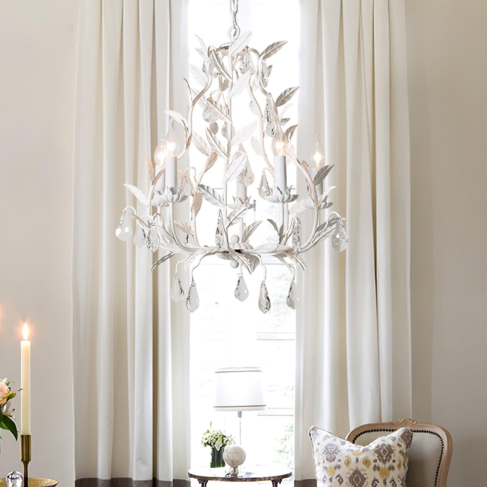 Sylvia Lustre en Verre Vintage