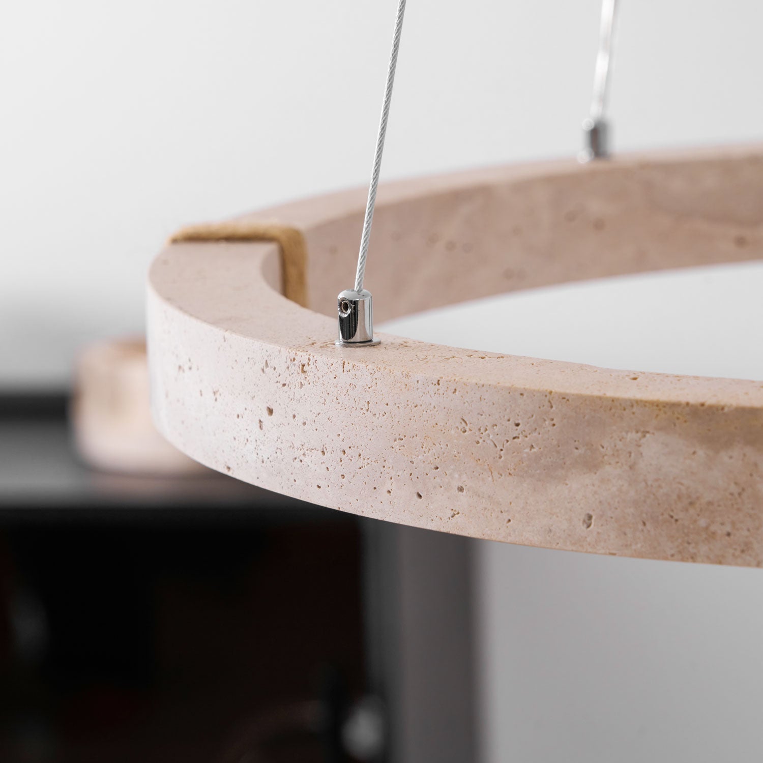 Alsilis Lustre Minimaliste en Travertin