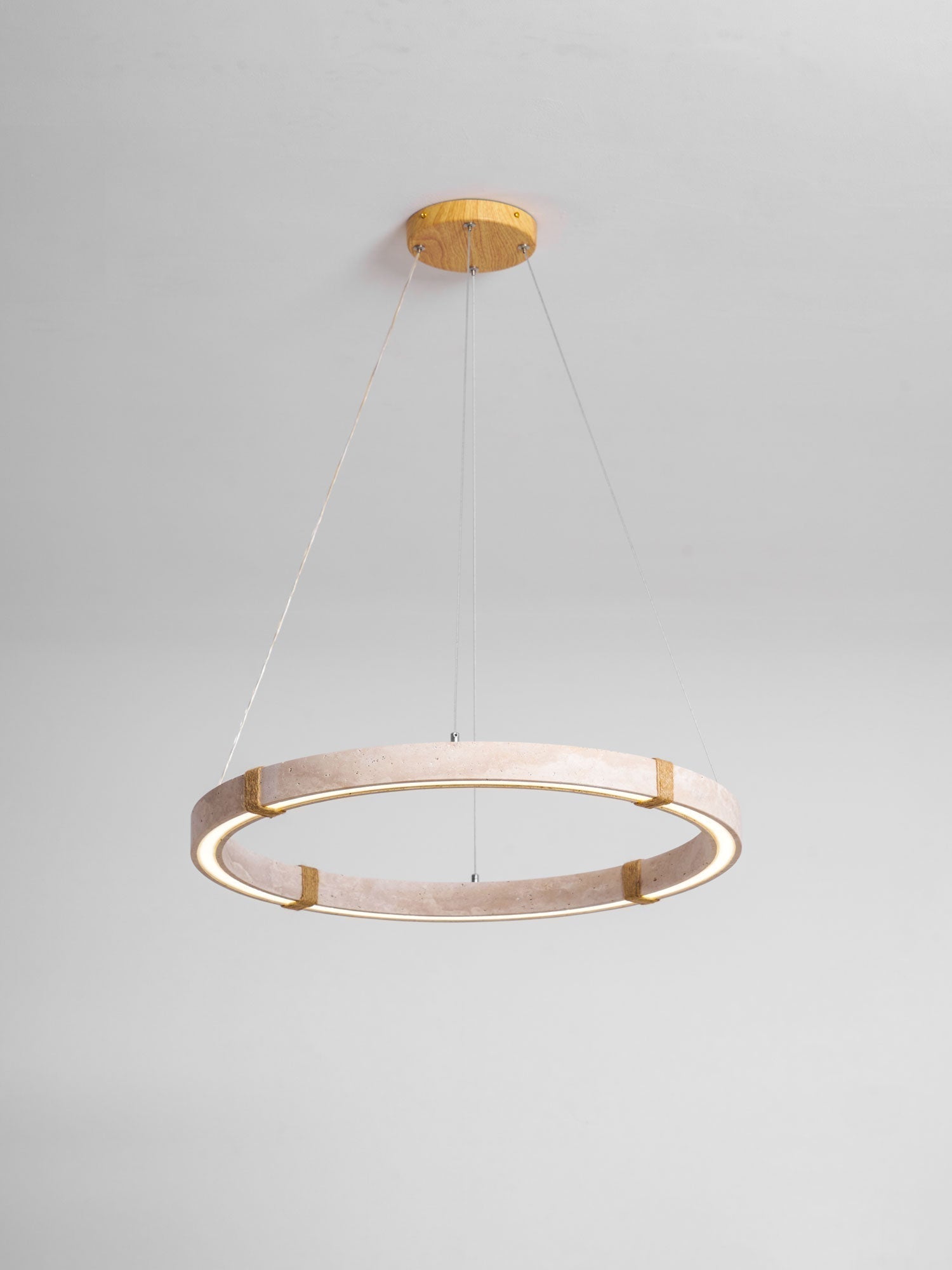 Alsilis Lustre Minimaliste en Travertin