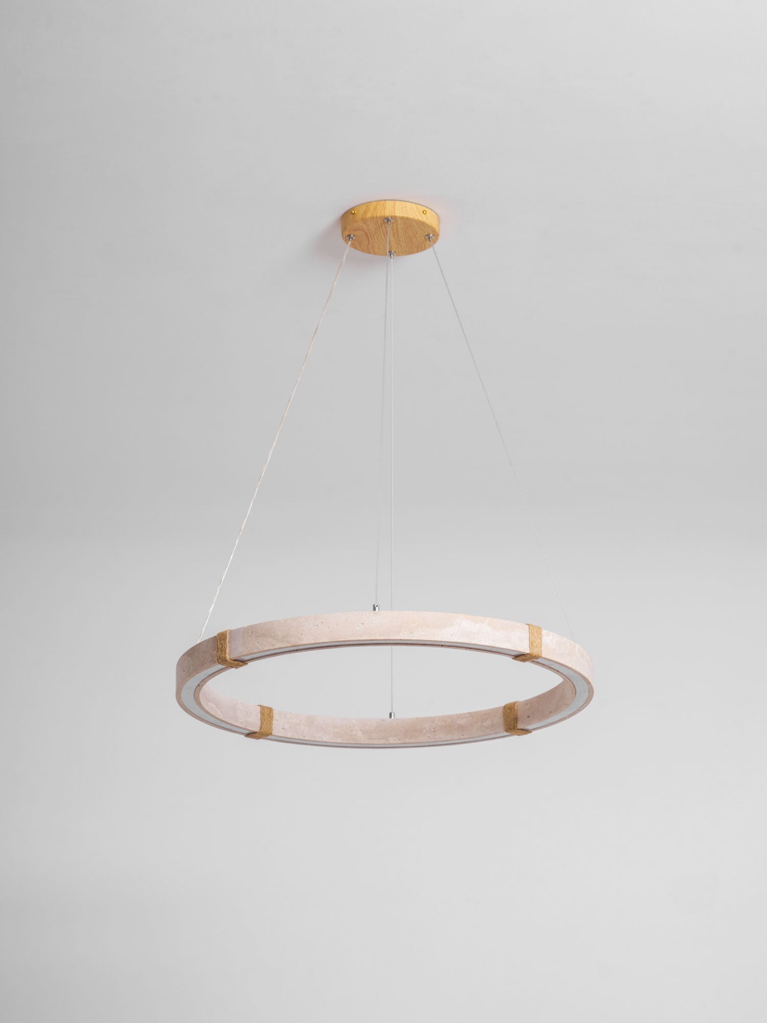 Alsilis Lustre Minimaliste en Travertin