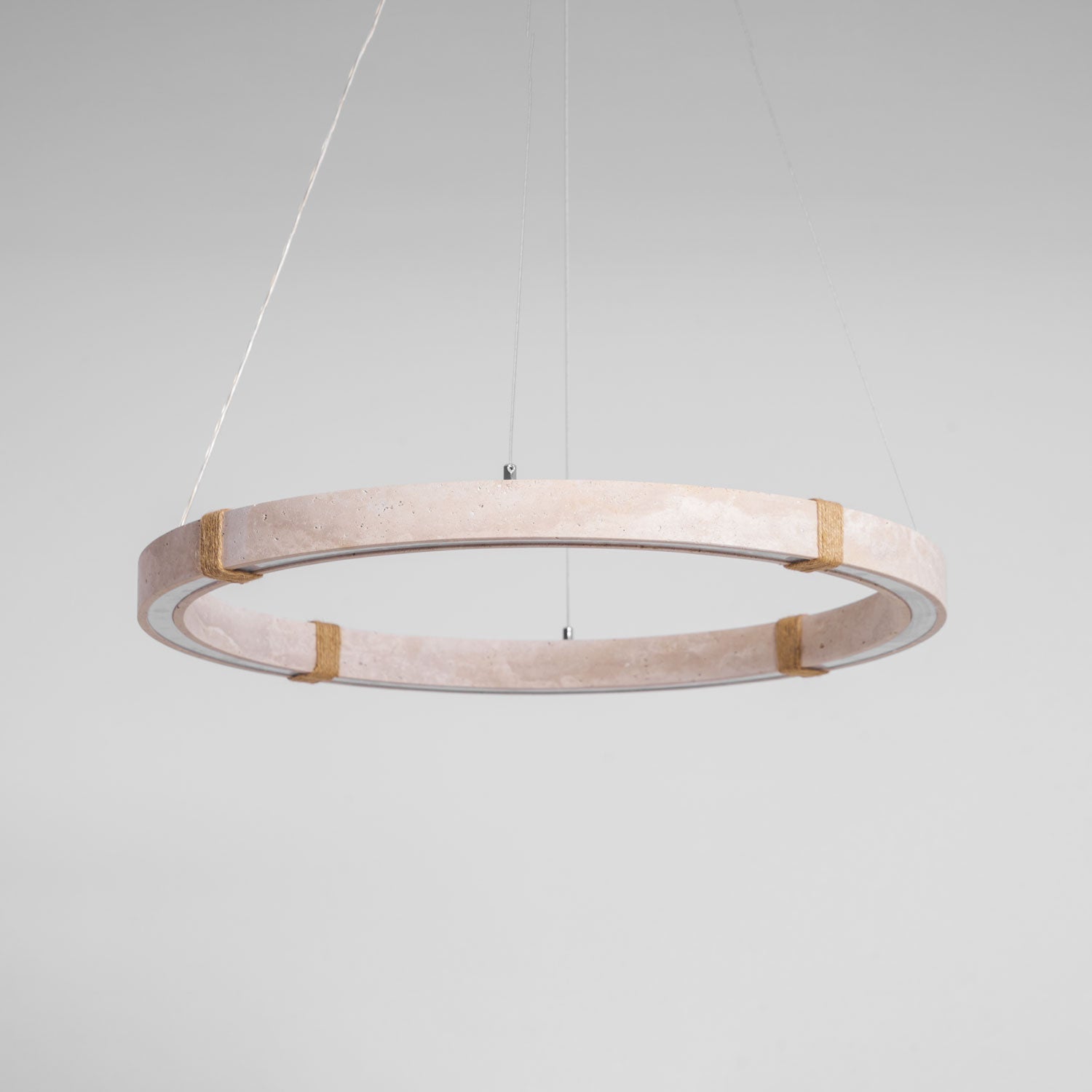 Alsilis Lustre Minimaliste en Travertin
