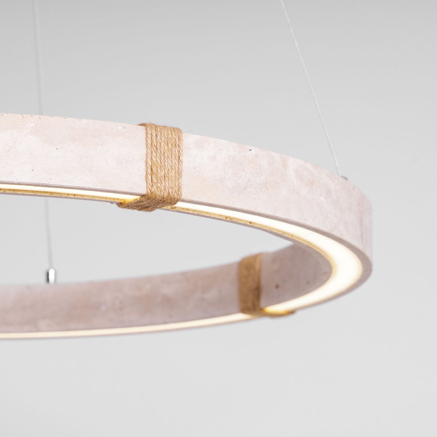 Alsilis Lustre Minimaliste en Travertin