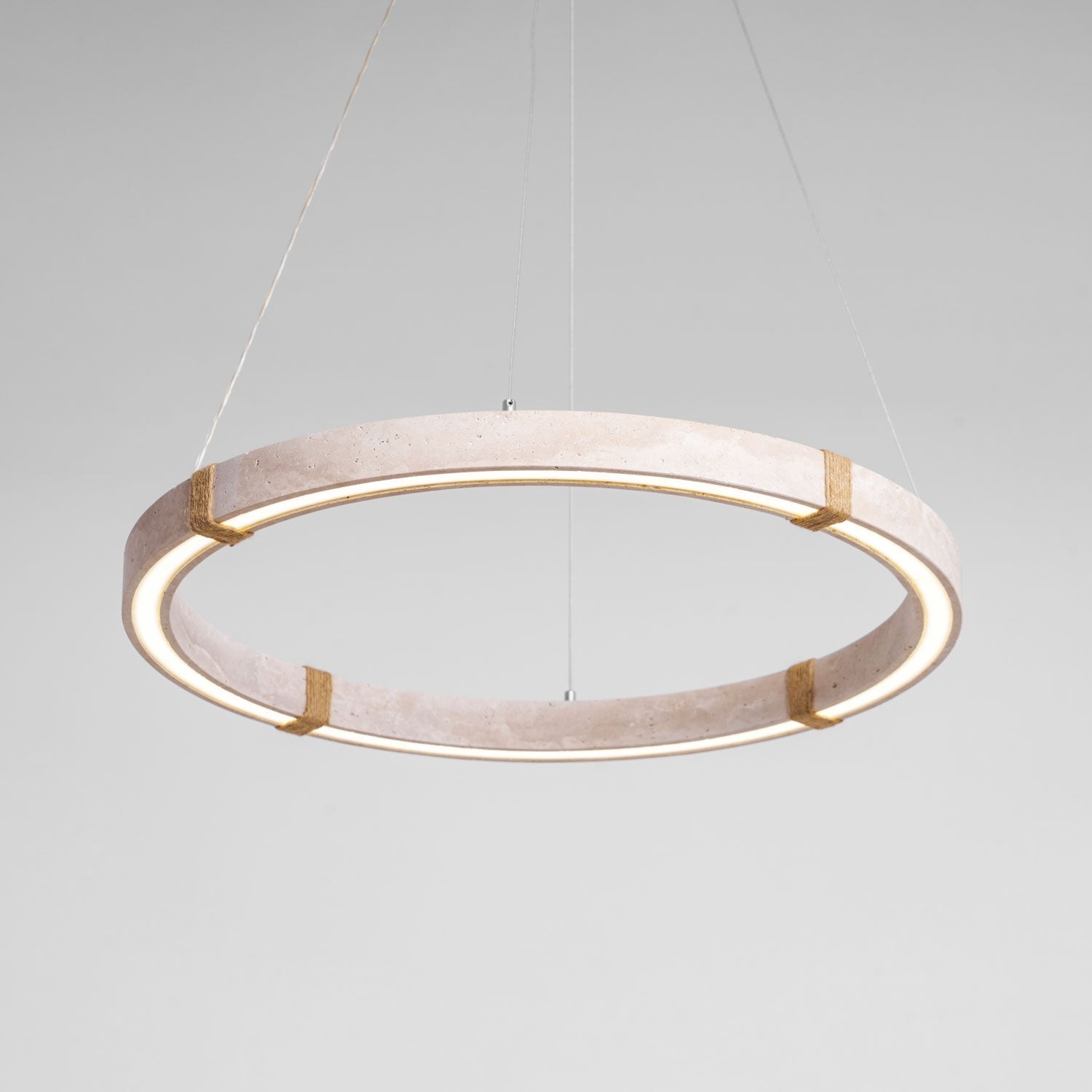 Alsilis Lustre Minimaliste en Travertin