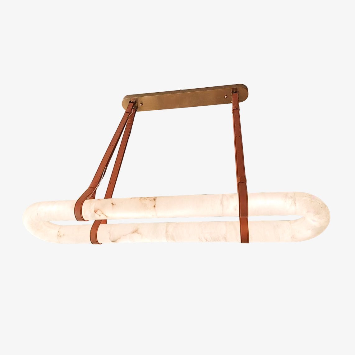 Vista Lustre Métal Albâtre Art Minimaliste Moderne