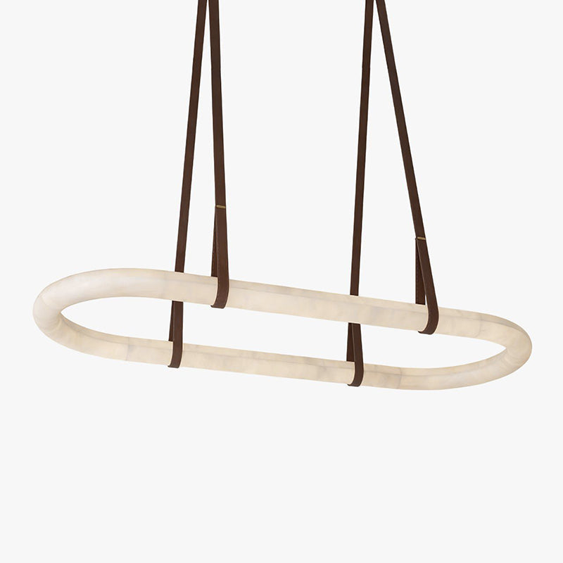 Vista Lustre Métal Albâtre Art Minimaliste Moderne