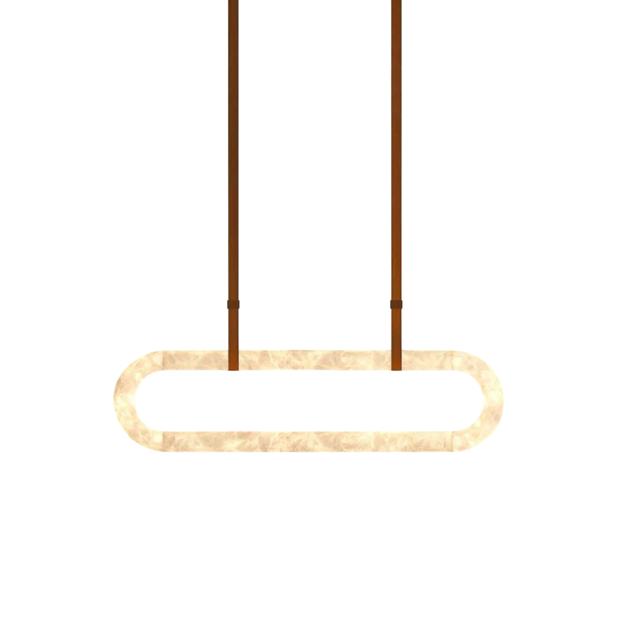 Vista Lustre Métal Albâtre Art Minimaliste Moderne