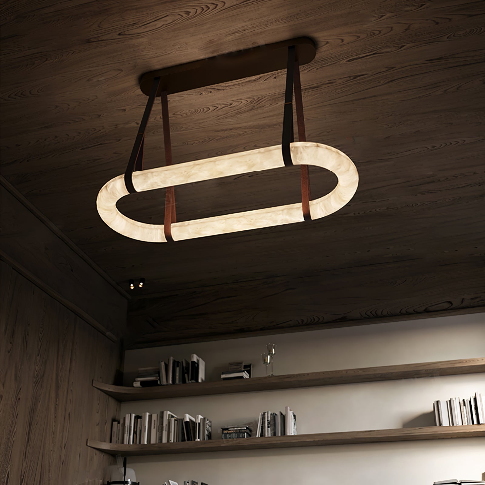 Nerina Albâtre Pendentif Lumière
