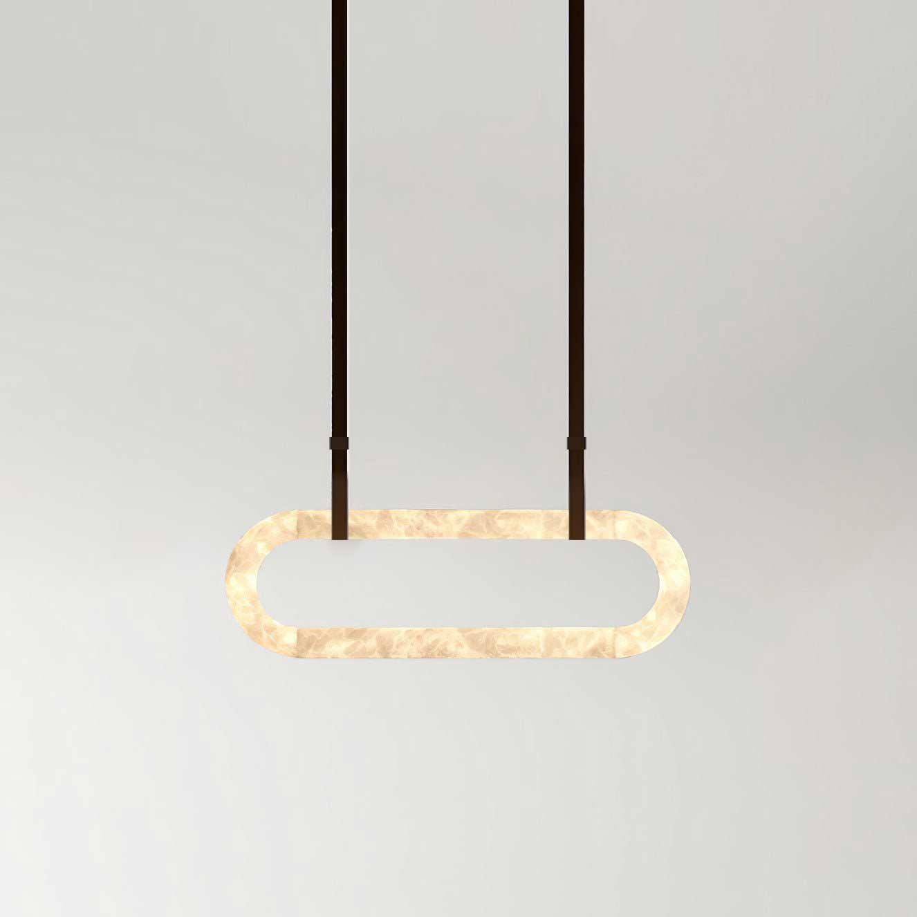 Nerina Albâtre Pendentif Lumière