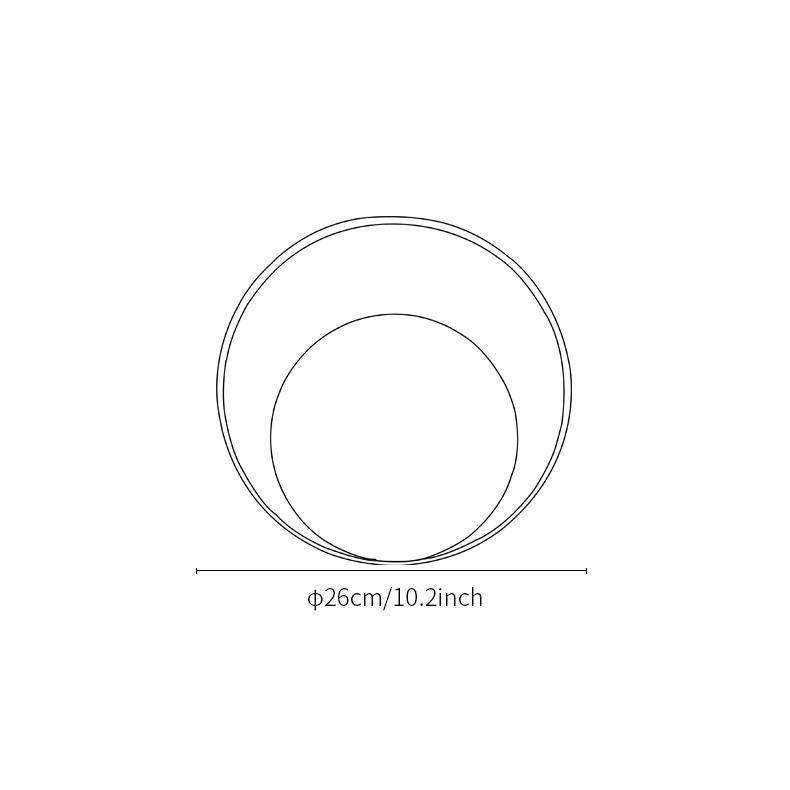 Erliren Cercle Minimaliste Moderne Applique Murale