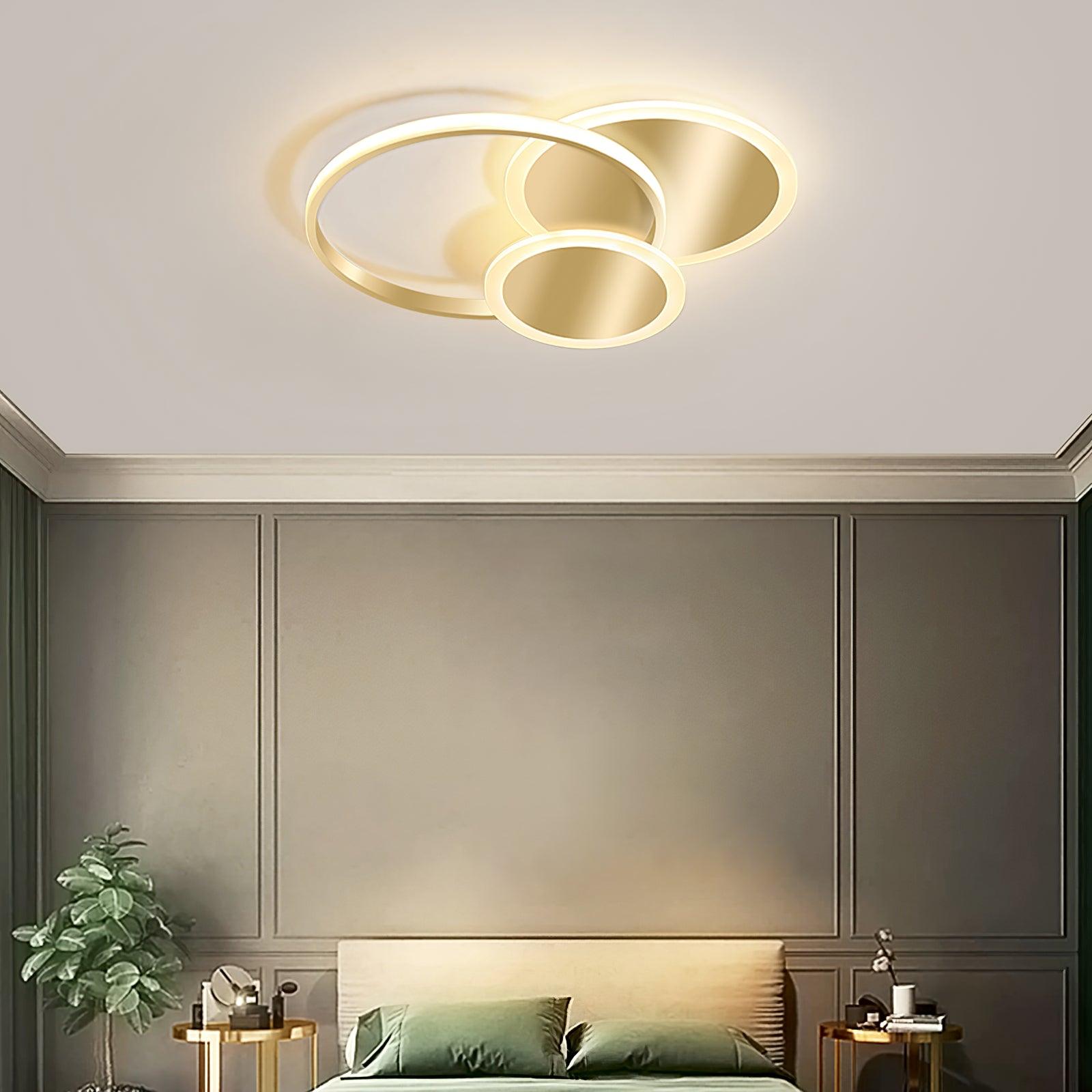 Veraee Lampe de Plafond LED Art Cercles