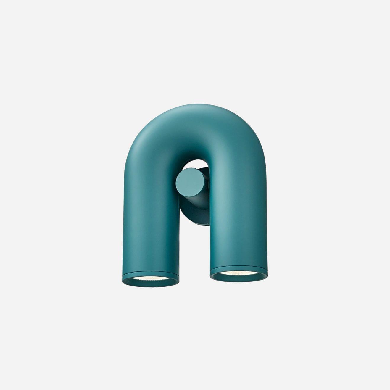 Vayla Arc Minimaliste LED Applique Murale Noir Rouge Bleu